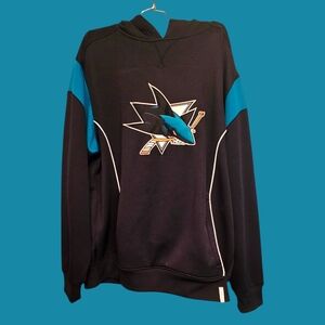 Reebok Face Off Collection San Jose Sharks NHL Hoodie See Desc